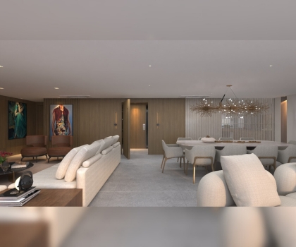 Tendências de sala de estar sofisticada 1